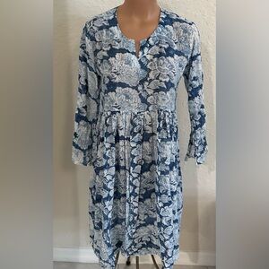 Alamwar Flared Sleeves Dress